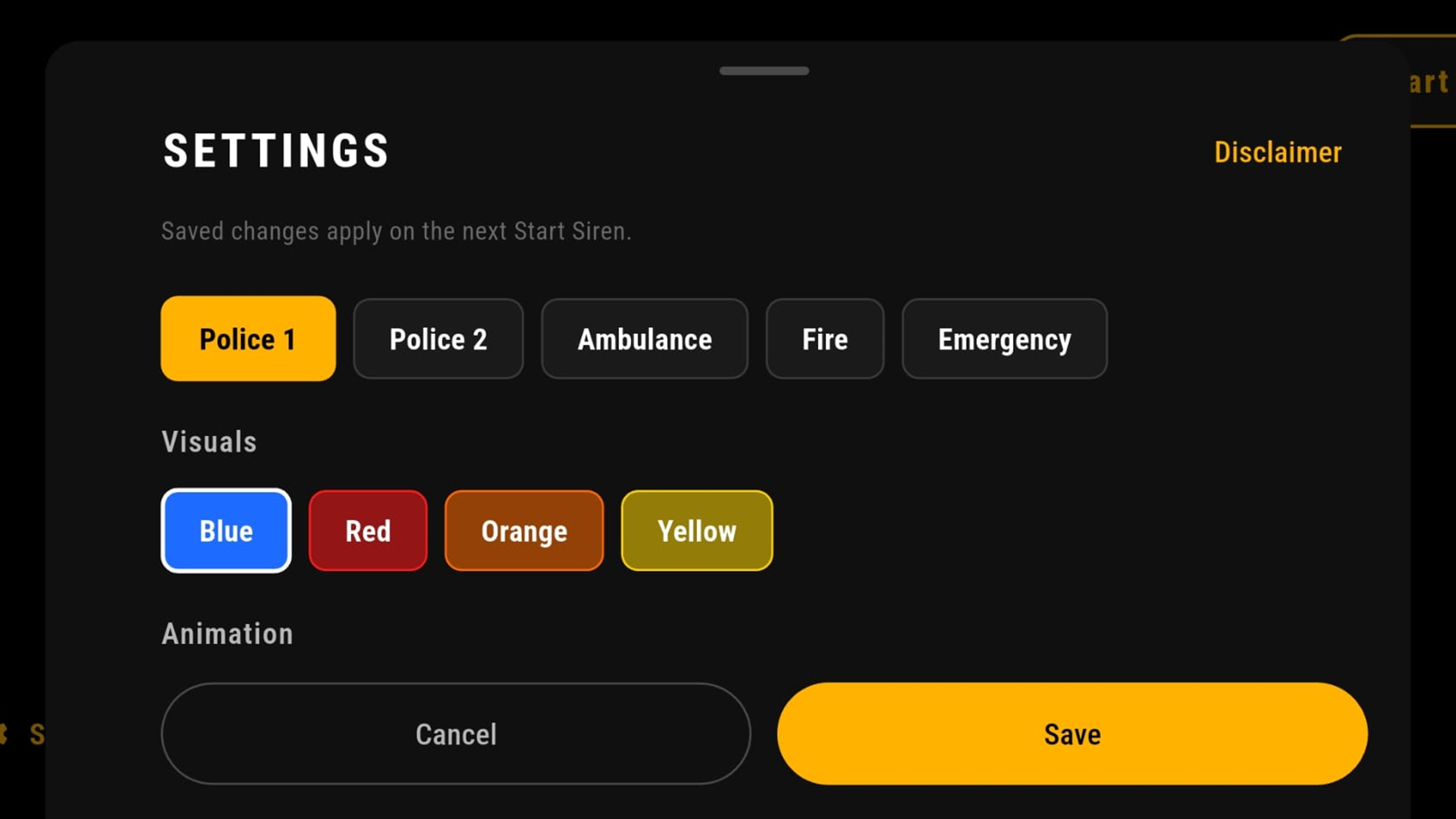 Sirens Emulator screenshot 1
