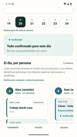 CalenCircle screenshot 2